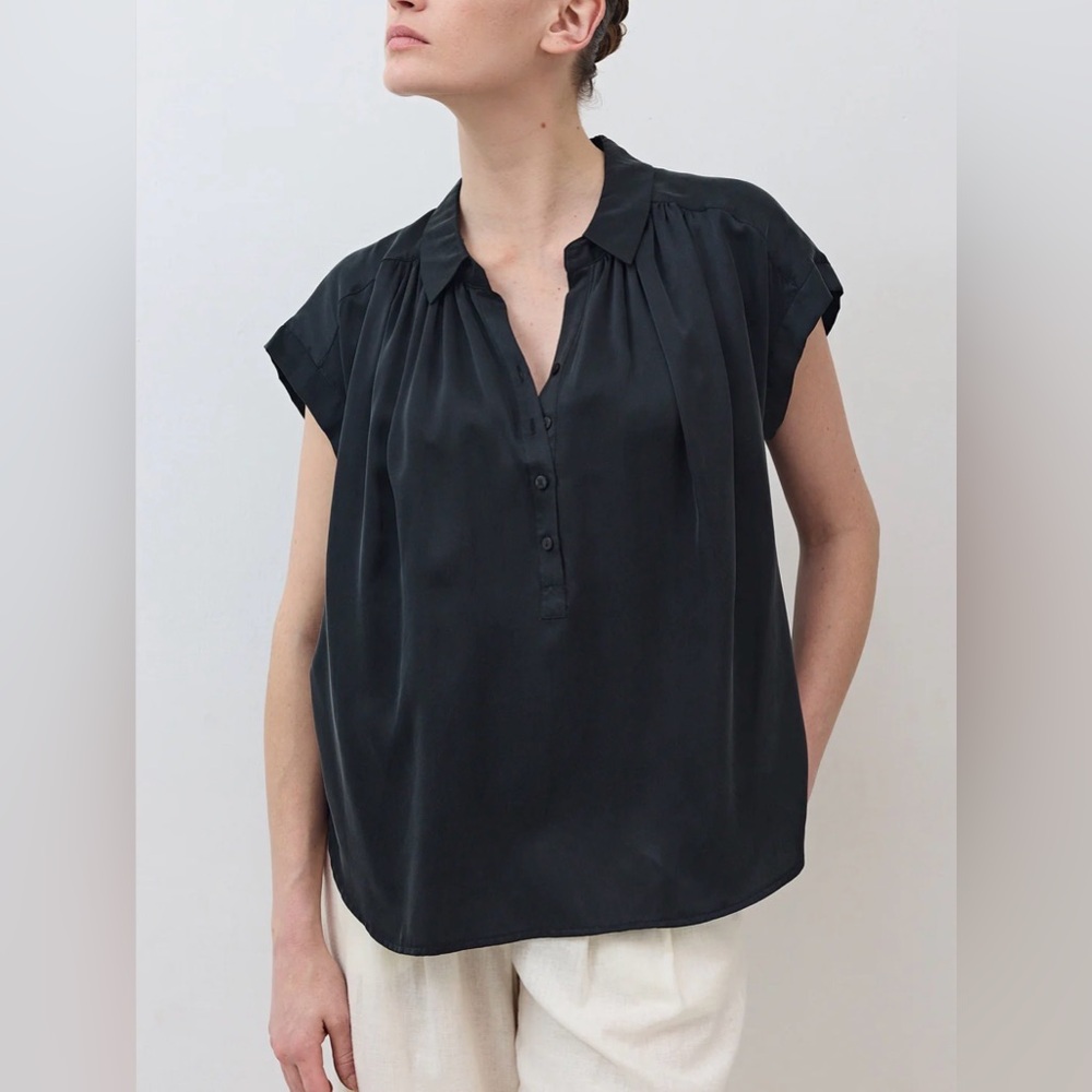 Ruti Nonchalant Oversized Silk Blouse S